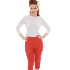 Lindy Bop red capris